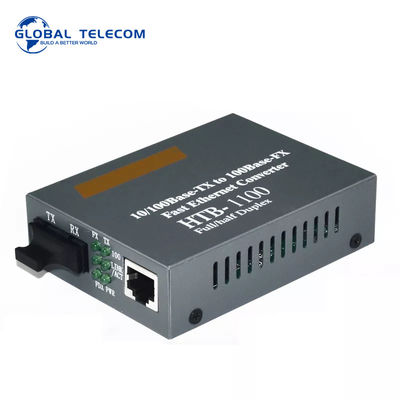 HTB 1100 Fiber Medya Dönüştürücü, 10 / 100Mbps hızlı ethernet alıcı-verici