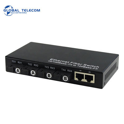 10/100M Netlink Medya Dönüştürücü Fiberden Rj45 RoHS ce Sertifikasına