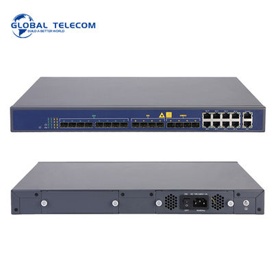 8 EPON Bağlantı Noktası 1U OLT Fiber Optik 20KM 40KM FTTH Güçlü uyumluluk